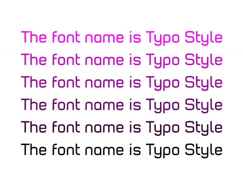 دانلود فونت Typo Style
