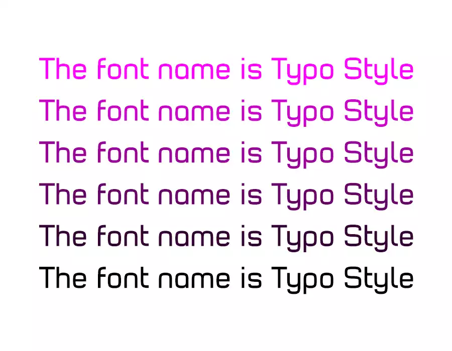 دانلود فونت Typo Style