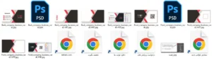 پیش نمایش محتوای فایل دانلودی برای طرح کارت ویزیت