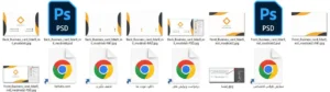 پیشنمایش محتوای فایل دانلودی برای طرح کارت ویزیت