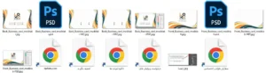 پیش نمایش محتوای فایل دانلودی برای طرح کارت ویزیت